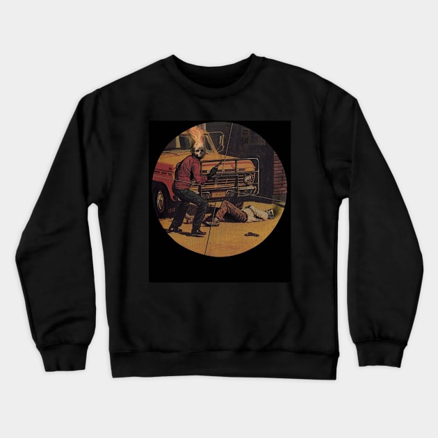 Hot head murder Crewneck Sweatshirt by HELLINISMOS